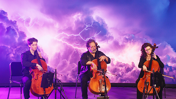 Real-time visuals and live performers